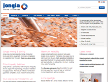Tablet Screenshot of jongia.com